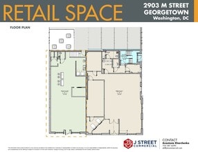2901 M St NW, Washington, DC for lease Floor Plan- Image 1 of 1