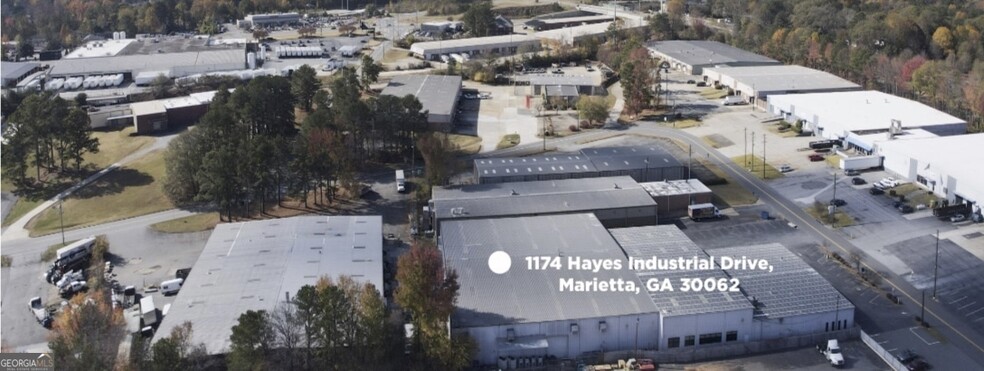 1174 Hayes Industrial Dr, Marietta, GA for sale - Aerial - Image 2 of 20