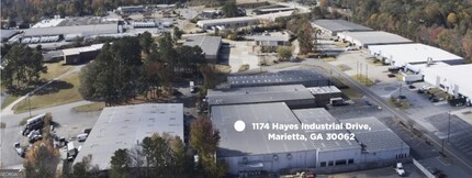 1174 Hayes Industrial Dr, Marietta, GA - aerial  map view - Image1