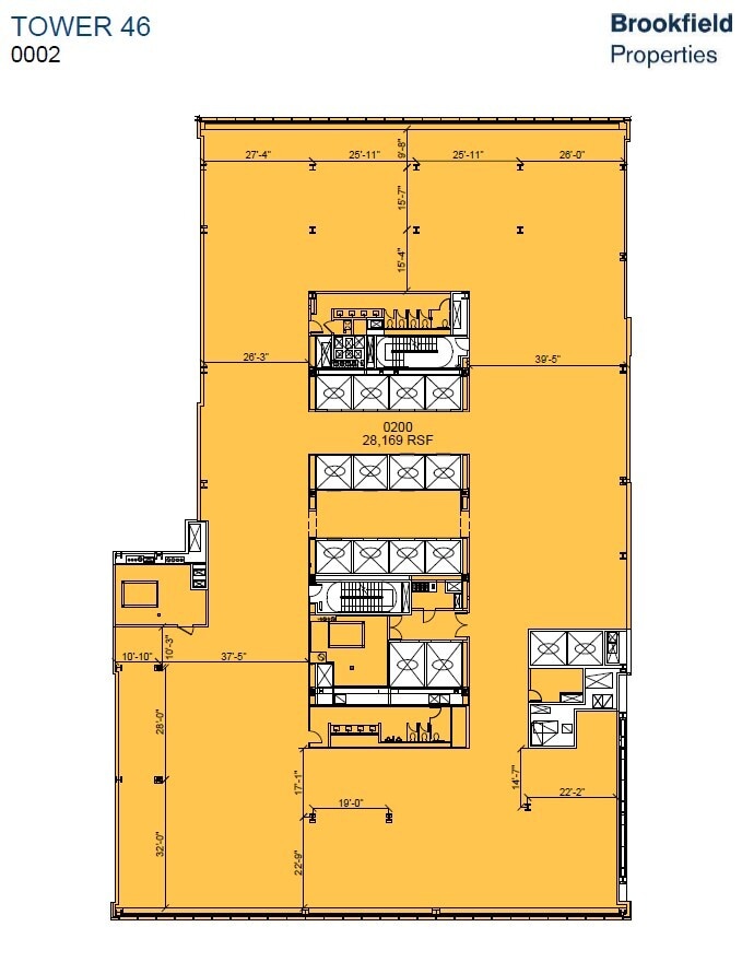 55 W 46th St, New York, NY à louer Plan d’étage- Image 1 de 1