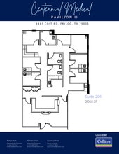 4401 Coit Rd, Frisco, TX à louer Plan d’étage- Image 1 de 1