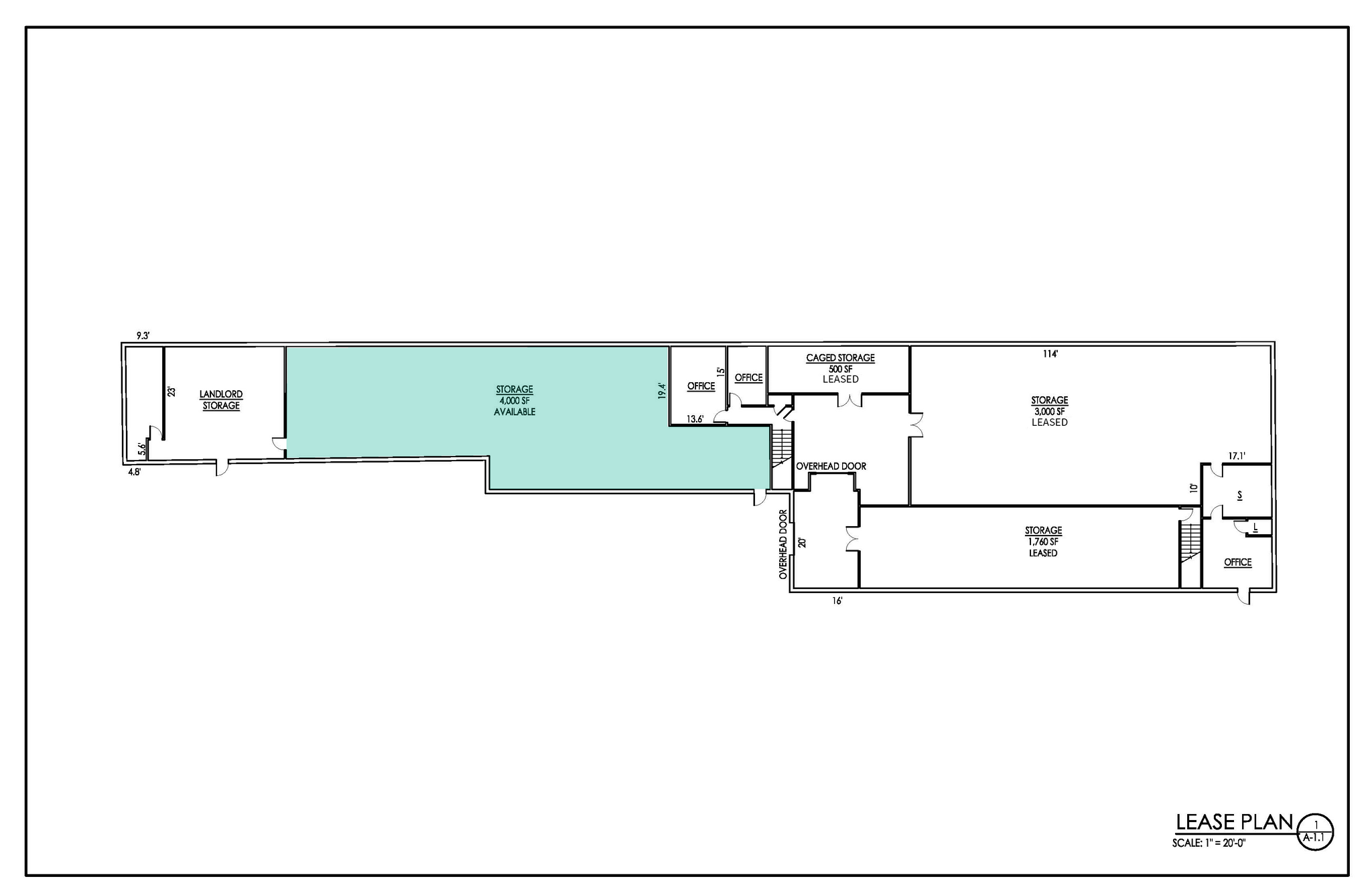 21-23 Turnpike Rd, Southborough, MA à louer Plan d’étage- Image 1 de 1