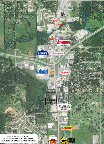 3000 S Muskogee Ave, Tahlequah, OK à louer - Aérien - Image 2 de 19