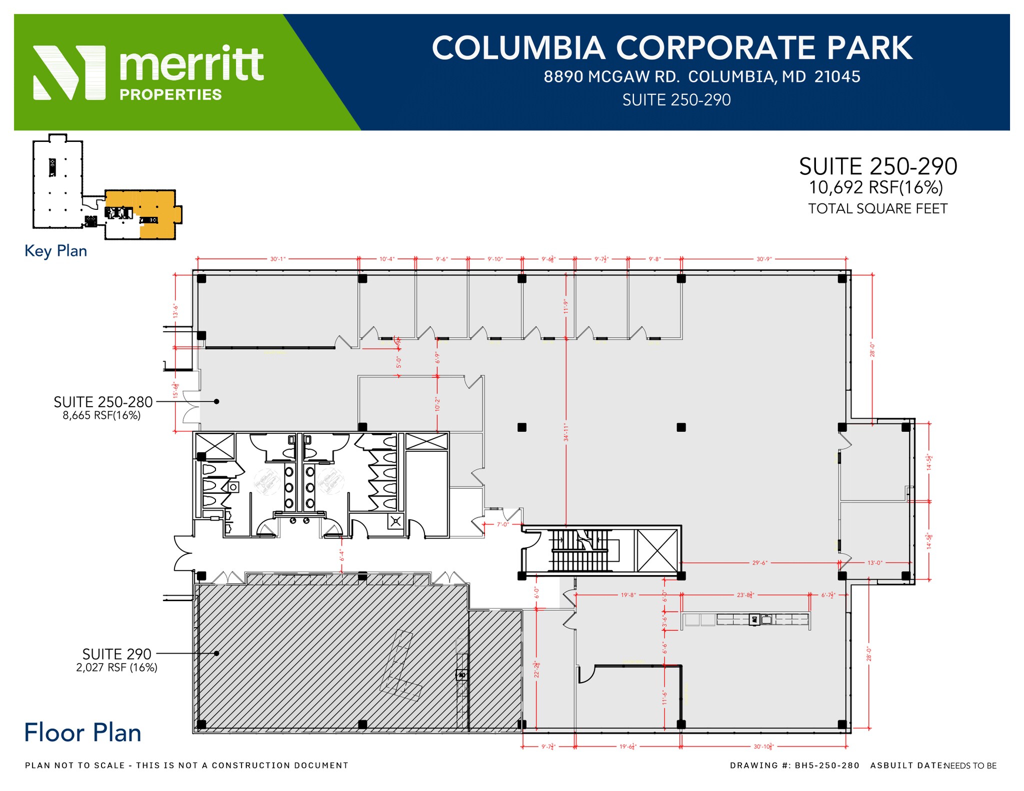 8830 Stanford Blvd, Columbia, MD à louer Plan d’étage- Image 1 de 1