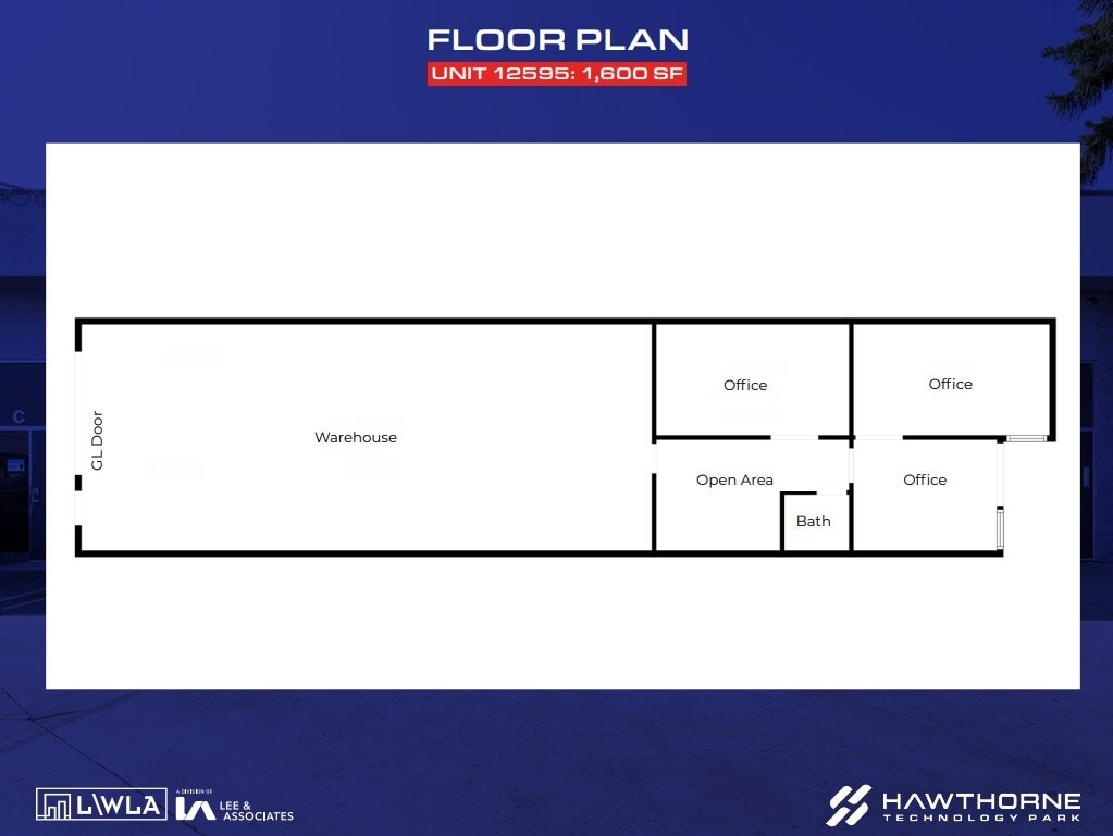 12581-12597 Crenshaw Blvd, Hawthorne, CA for lease Floor Plan- Image 1 of 1