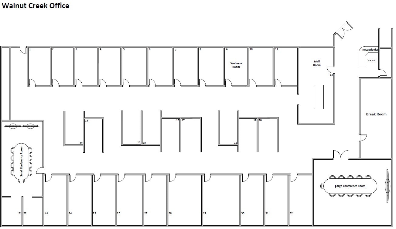 100 Pringle Ave, Walnut Creek, CA for lease Floor Plan- Image 1 of 1