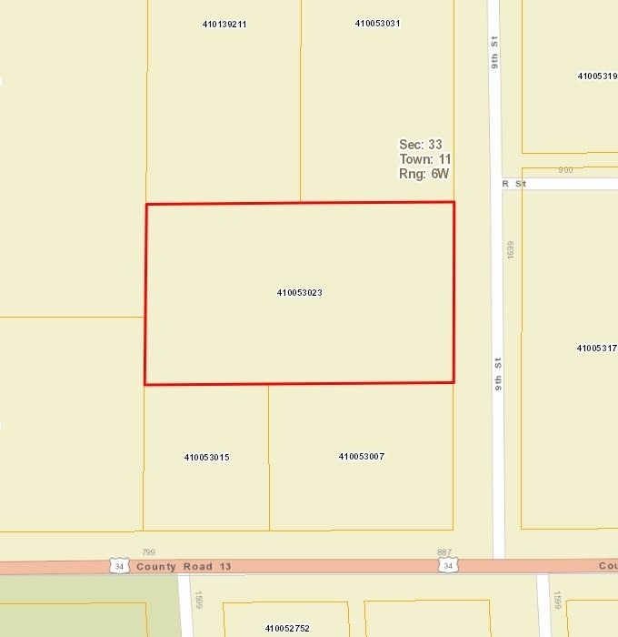1621 9th St, Aurora, NE for sale Plat Map- Image 1 of 2