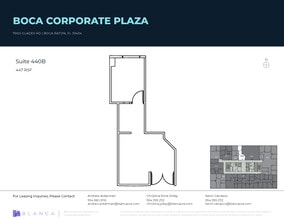 7900 Glades Rd, Boca Raton, FL for lease Floor Plan- Image 1 of 1