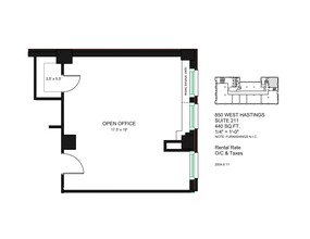 850 W Hastings St, Vancouver, BC for lease Site Plan- Image 1 of 1