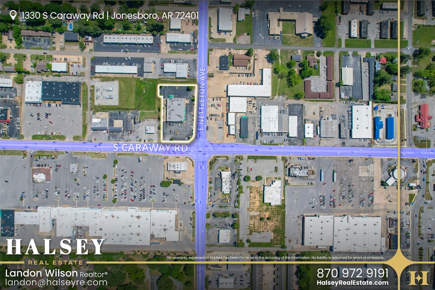 1330 S Caraway Rd, Jonesboro, AR à vendre - Aérien - Image 3 de 3
