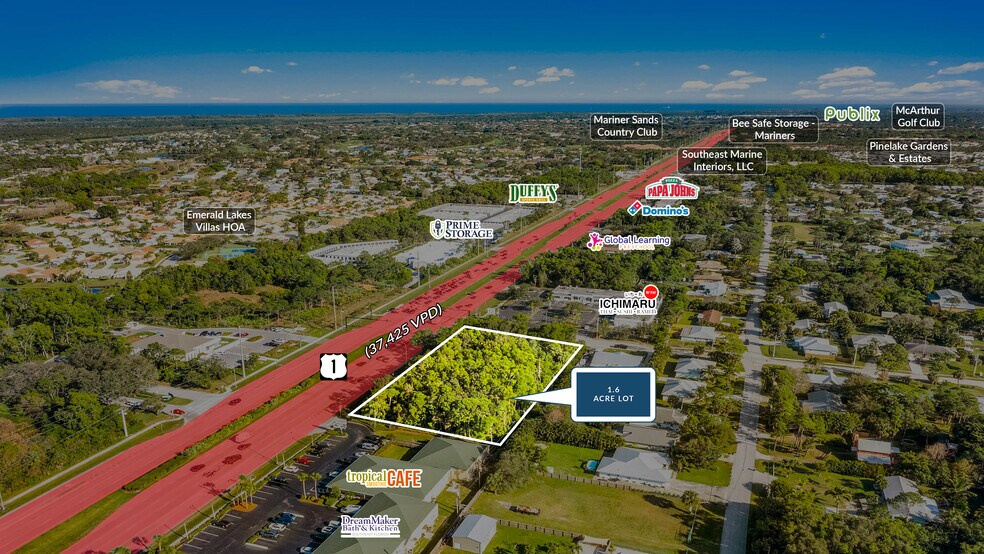US 1 and Lillian Court, Stuart, FL for sale - Building Photo - Image 3 of 5