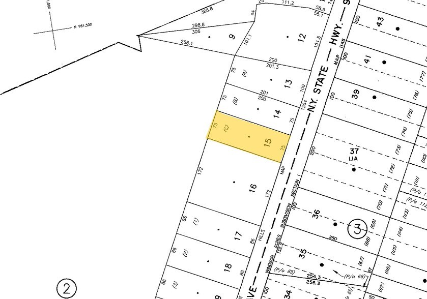 270 Quassaick Ave, New Windsor Township, NY à vendre - Plan cadastral - Image 2 de 2