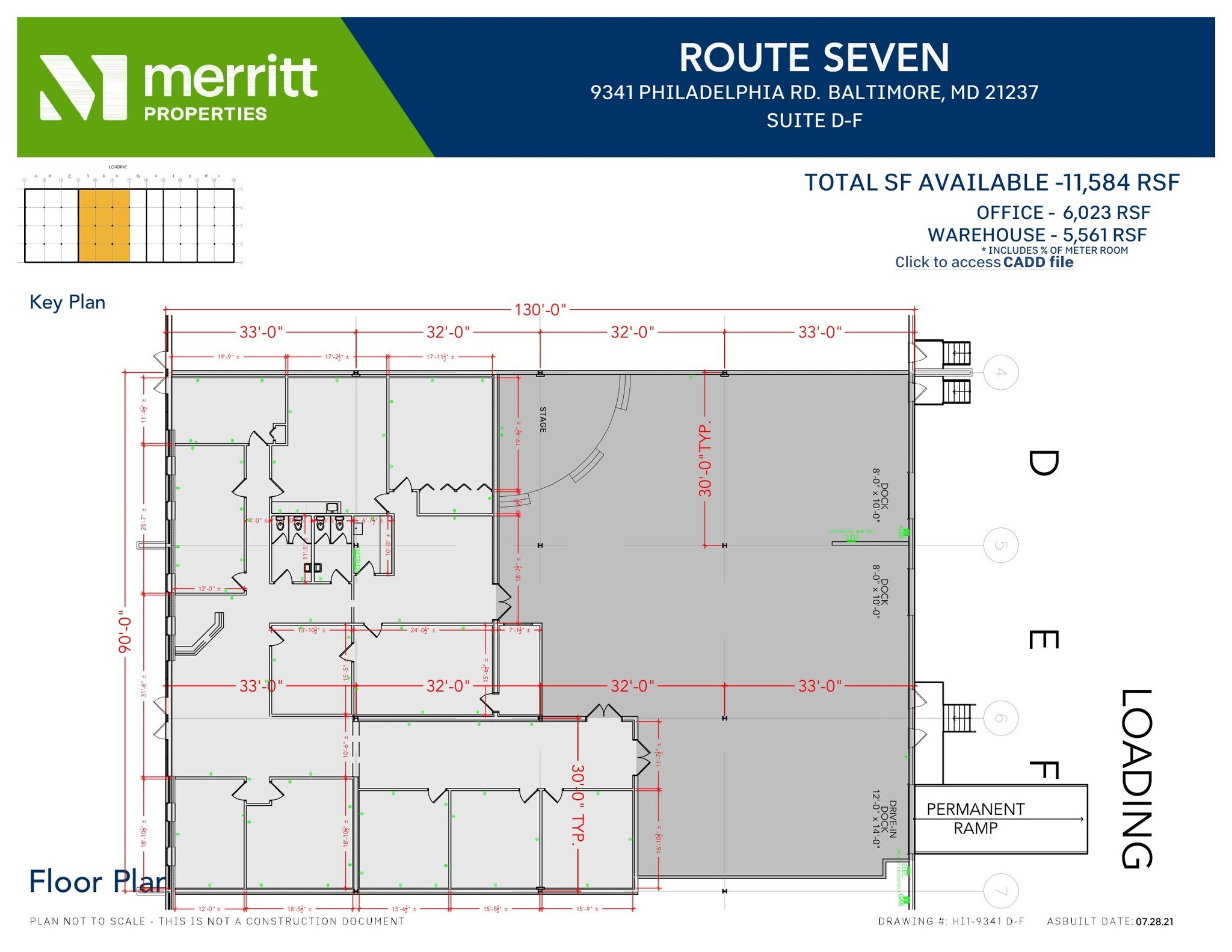 9321 Philadelphia Rd, Rosedale, MD à louer Plan d’étage- Image 1 de 1