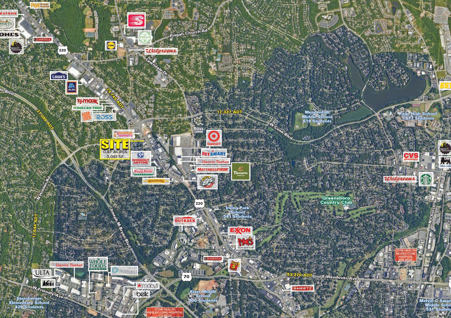 2517 Battleground Ave, Greensboro, NC for lease Building Photo- Image 1 of 7