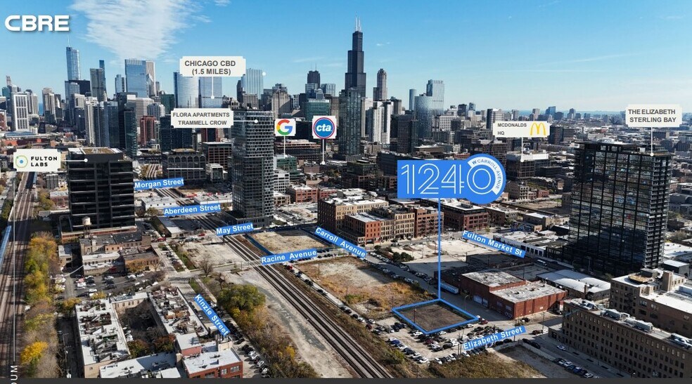 1240 W Carroll Ave, Chicago, IL à vendre - Photo principale - Image 1 de 1
