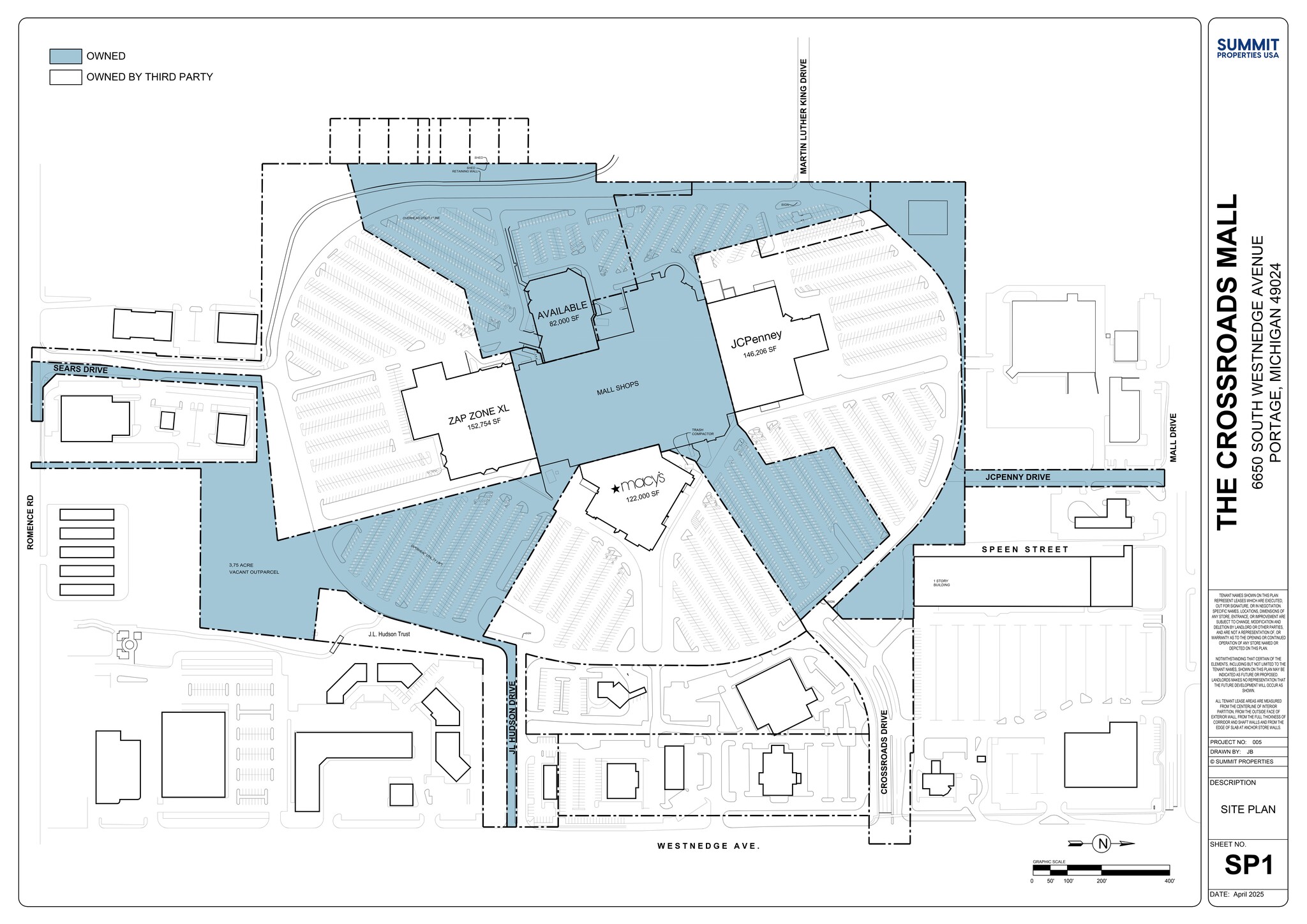 6650 S Westnedge Ave, Portage, MI for lease Site Plan- Image 1 of 1