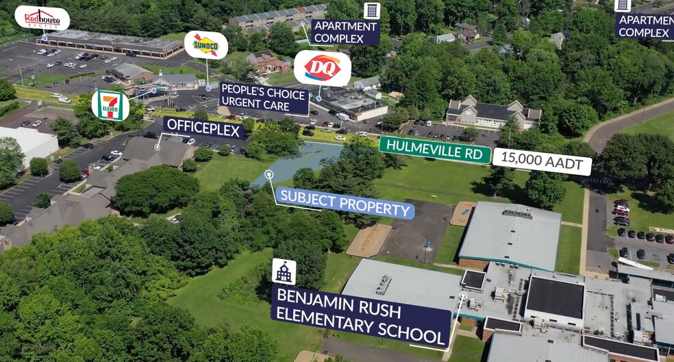 3534 Hulmeville Rd, Bensalem, PA à vendre - Photo du bâtiment - Image 2 de 10