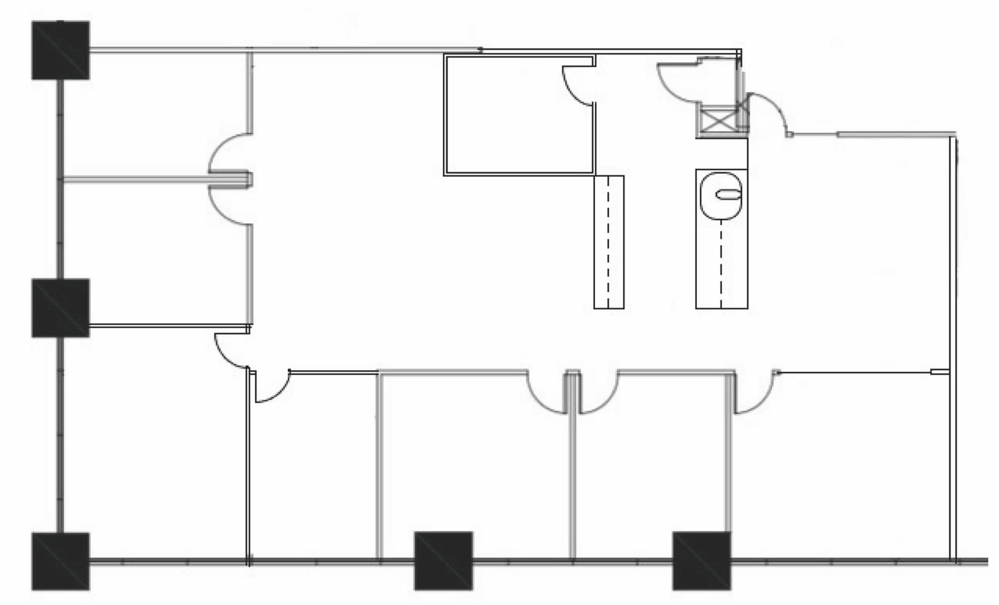 1801 Broadway, Denver, CO for lease Floor Plan- Image 1 of 1