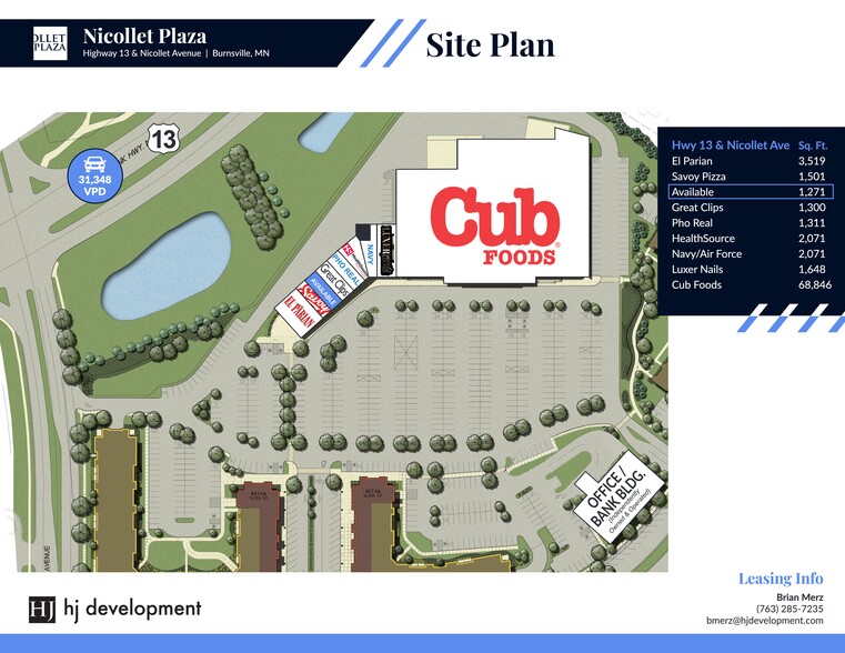 250-300 Travelers Trl E, Burnsville, MN for lease - Site Plan - Image 1 of 2