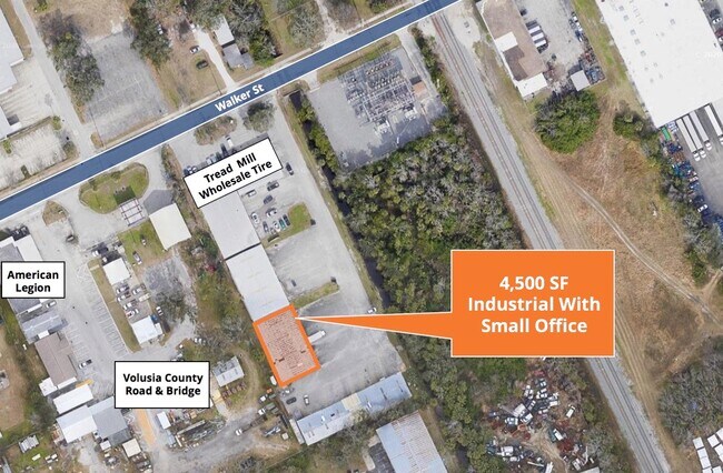 Plus de détails pour 433 Walker St, Holly Hill, FL - Industriel à louer