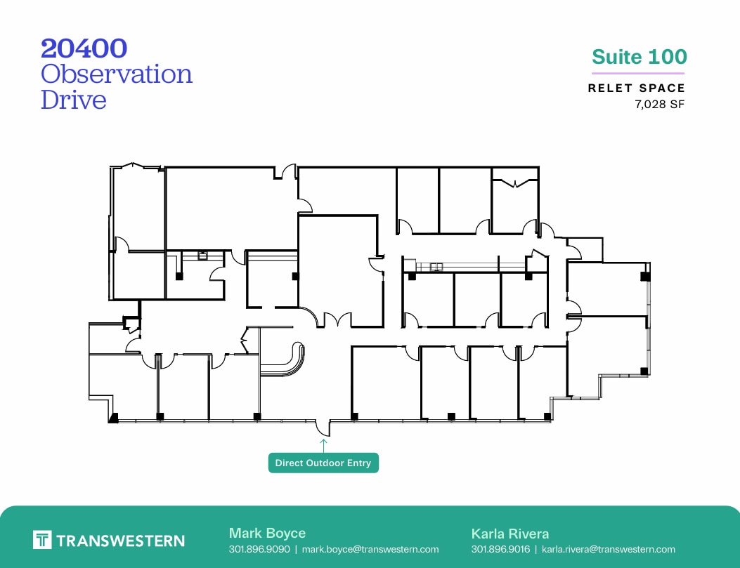 20400 Observation Dr, Germantown, MD à louer Plan d’étage- Image 1 de 1