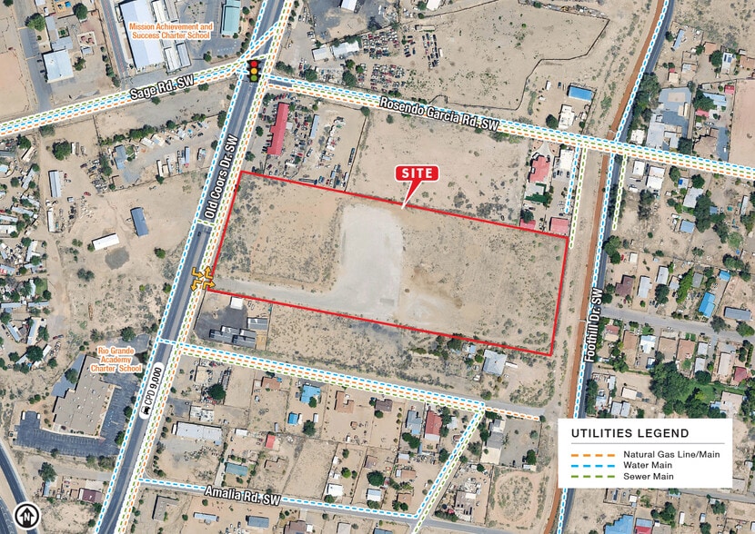 1325 Foothill Dr SW, Albuquerque, NM à vendre - Photo du bâtiment - Image 2 de 3