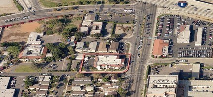 902 N Grand Ave, Santa Ana, CA - Aerial map view