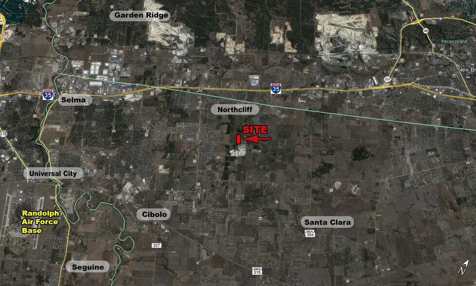 5711 Green Valley Rd, Cibolo, TX à vendre - Aérien - Image 2 de 4