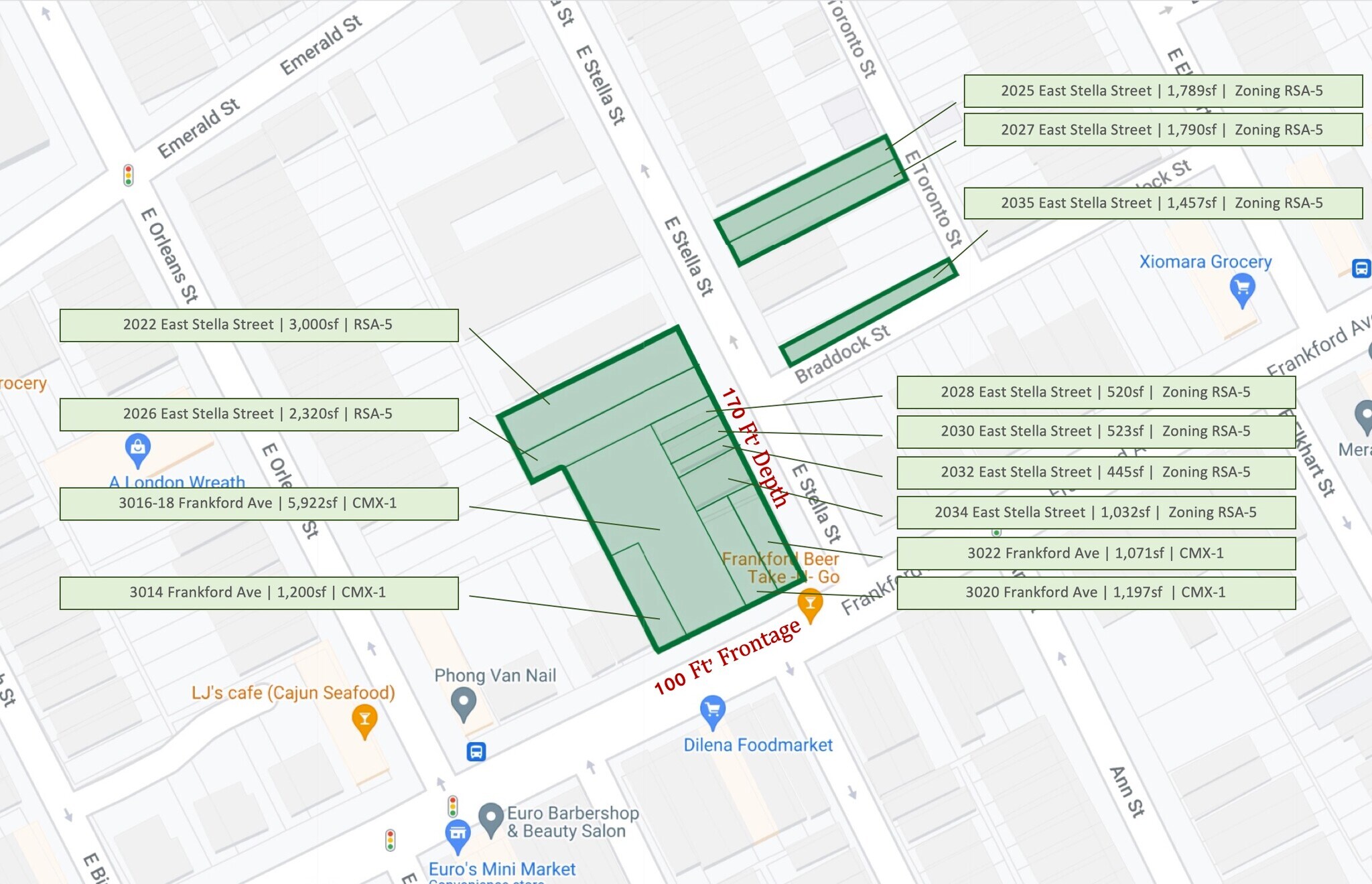 3014-3022 Frankford Ave, Philadelphia, PA à vendre Photo du bâtiment- Image 1 de 6