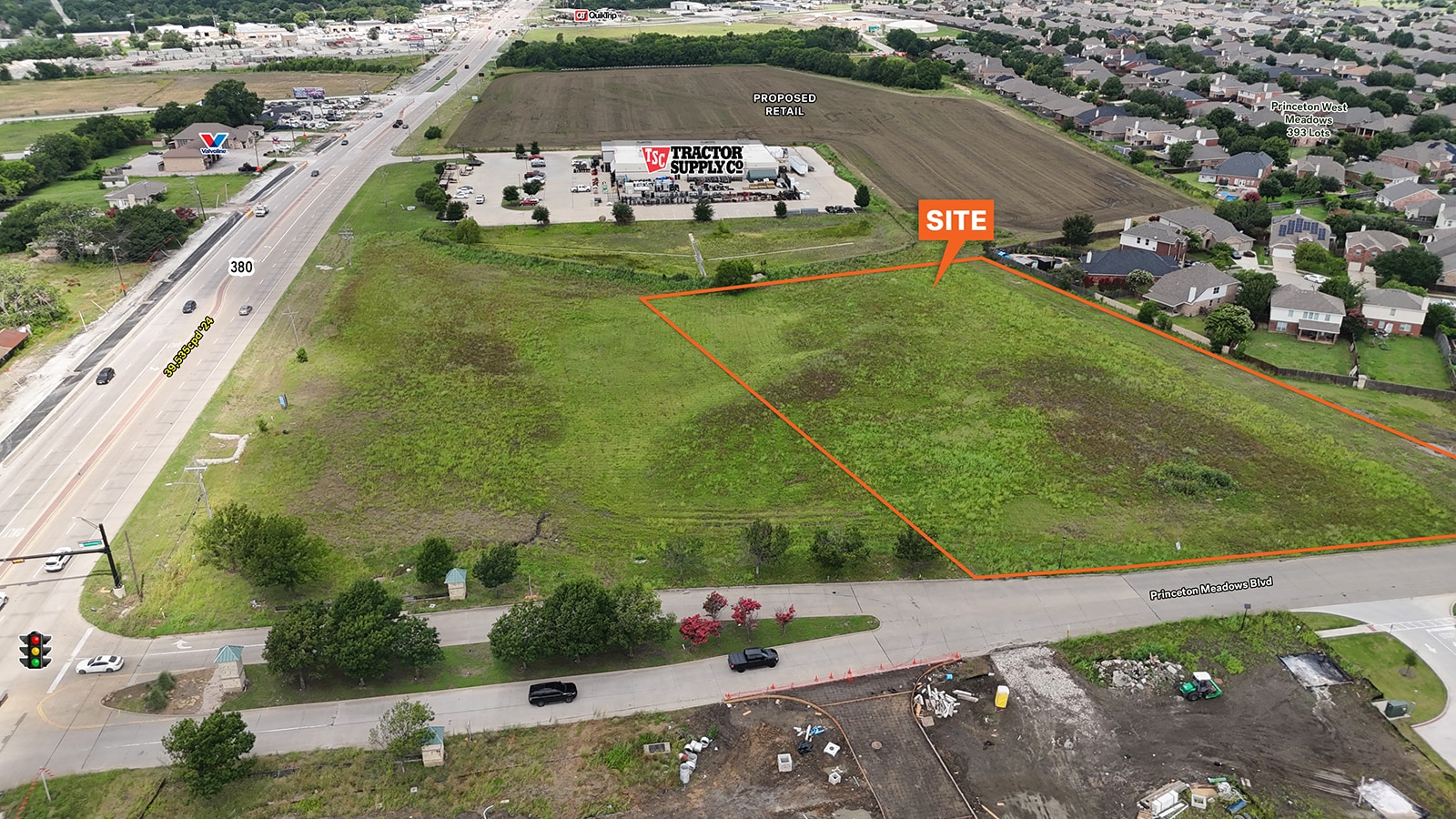 NWC Highway 380 & Princeton Meadows Blvd, Princeton, TX for sale Primary Photo- Image 1 of 2