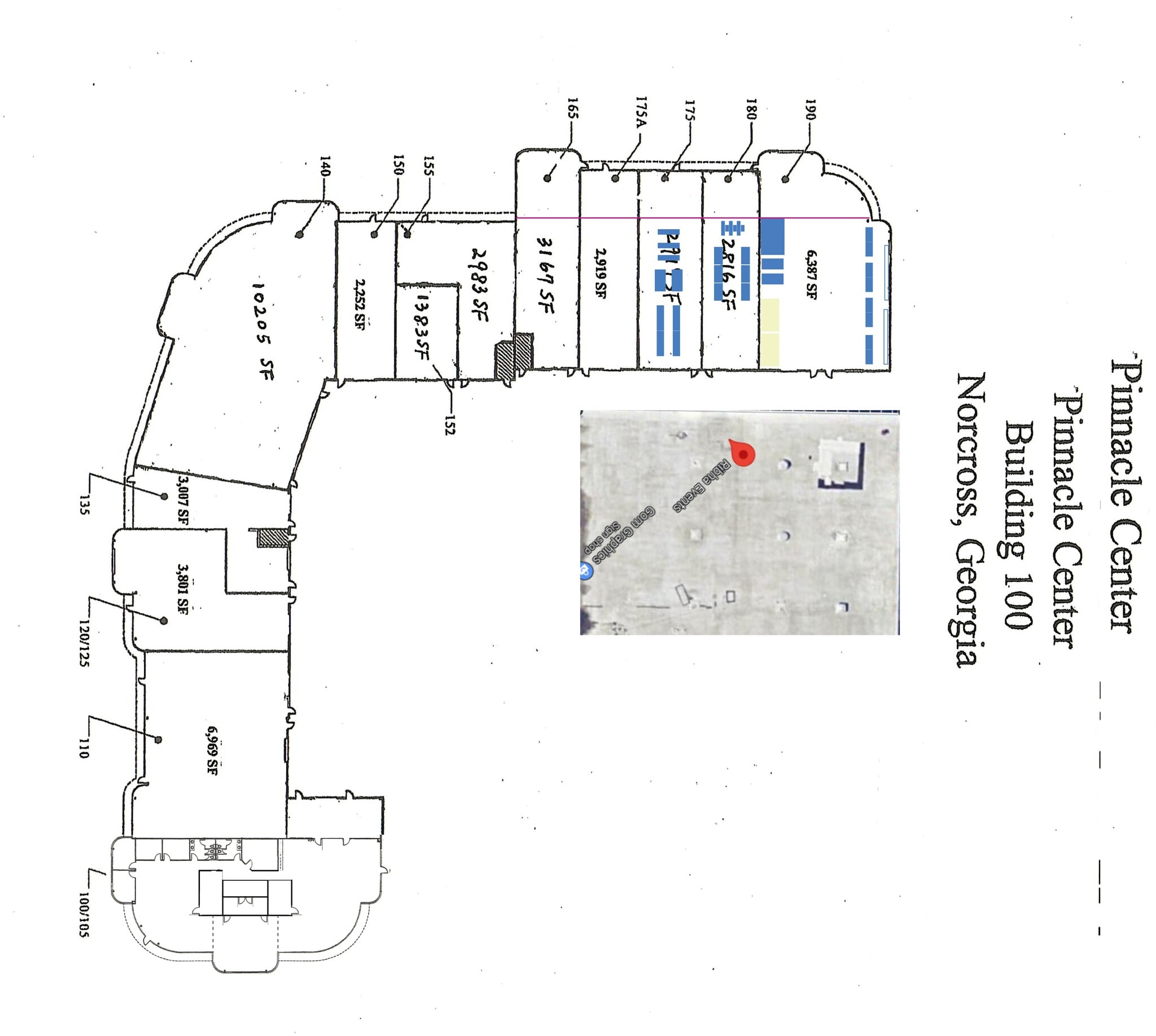 100 Pinnacle Way, Norcross, GA for lease Site Plan- Image 1 of 6