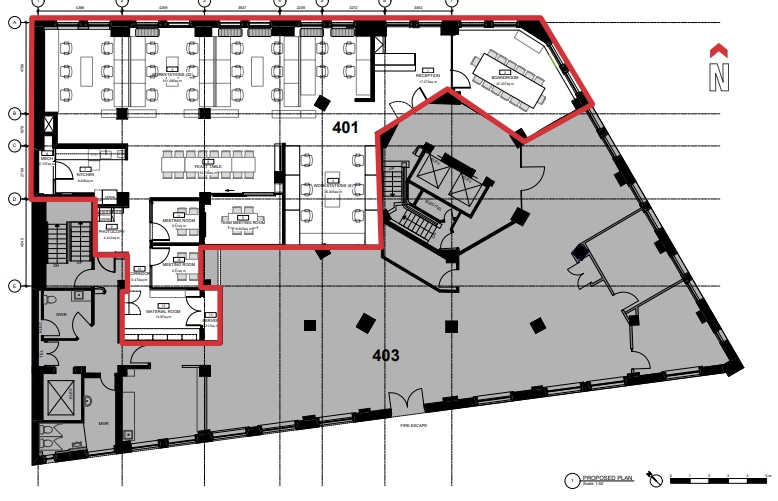 128 W Pender St, Vancouver, BC à louer Plan d’étage- Image 1 de 1