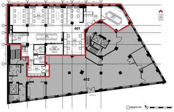 128 W Pender St, Vancouver, BC à louer Plan d’étage- Image 1 de 1