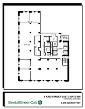 8 King St E, Toronto, ON for lease Floor Plan- Image 1 of 1