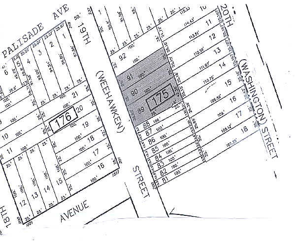 216-220 19th St, Union City, NJ à louer - Plan cadastral - Image 3 de 20