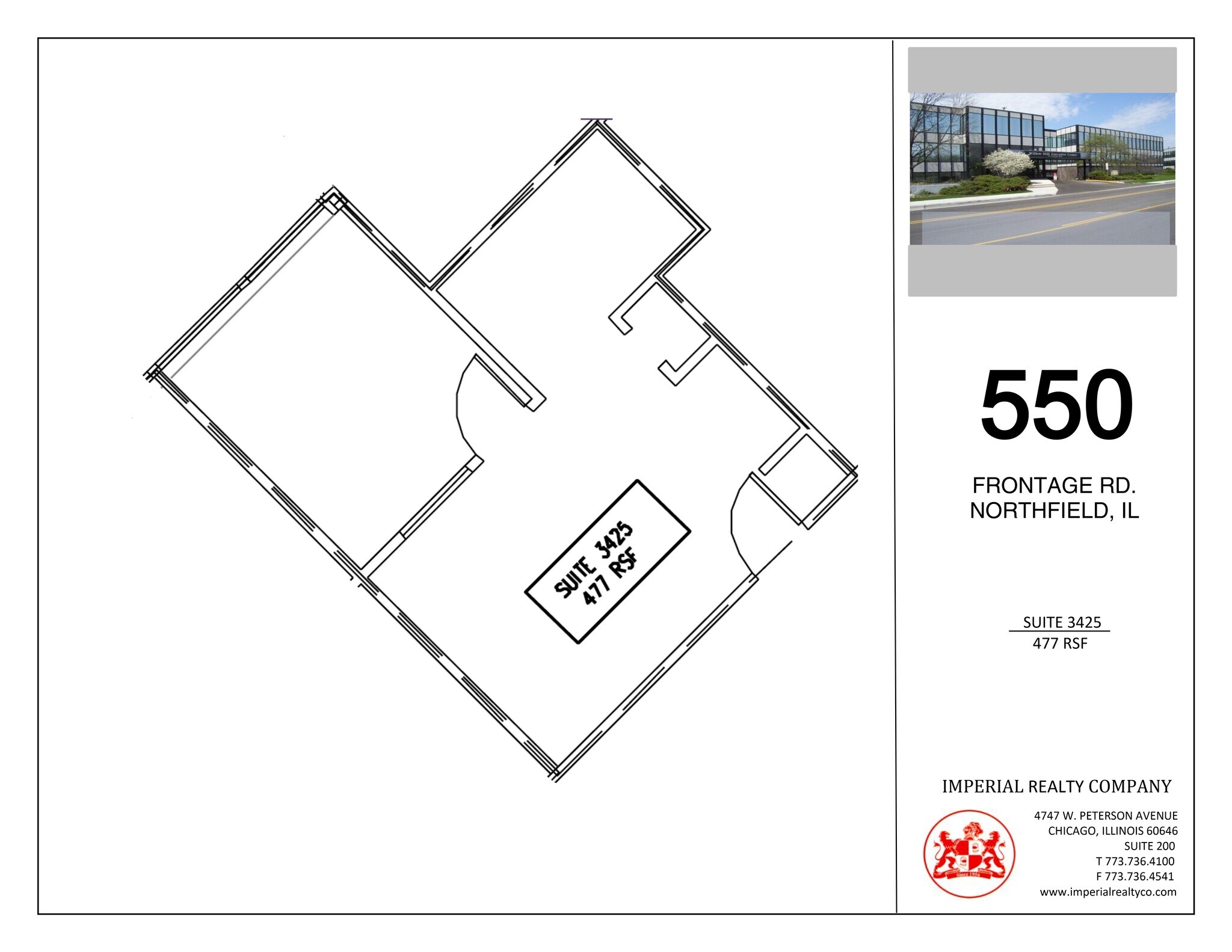 540-550 W Frontage Rd, Northfield, IL for lease Site Plan- Image 1 of 4