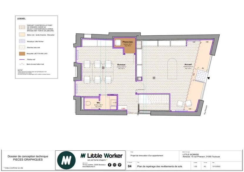 Commerce de détail dans Toulouse à louer - Plan d’étage - Image 2 de 3