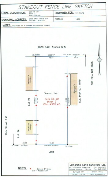 2039 34 Av SW, Calgary, AB for sale - Site Plan - Image 2 of 2