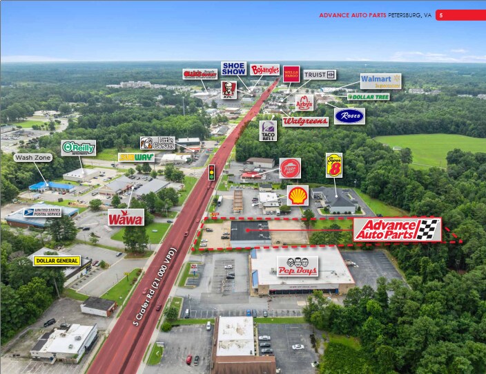 3130 S Crater Rd, Petersburg, VA à vendre - Photo du bâtiment - Image 3 de 4