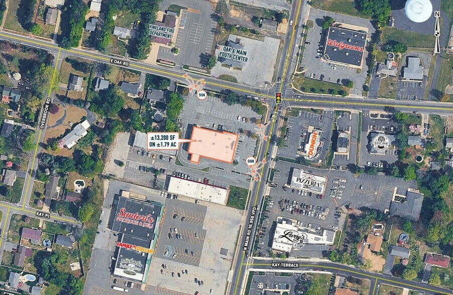 970 N Main Rd, Vineland, NJ à louer - Aérien - Image 2 de 13