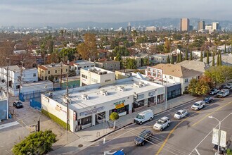 1241 S Fairfax Ave, Los Angeles, CA - AERIAL  map view