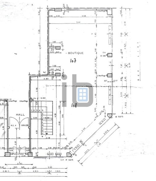Commerce de détail dans Boulogne-Billancourt à louer - Plan d’étage - Image 2 de 3