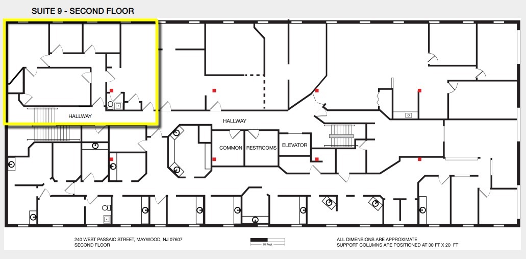 240 W Passaic St, Maywood, NJ for lease Floor Plan- Image 1 of 1