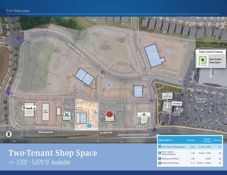 12723 Albemarle Rd, Charlotte, NC for lease - Site Plan - Image 2 of 6