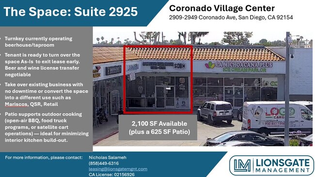 More details for 2909-2949 Coronado Ave, San Diego, CA - Retail for Lease