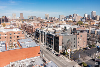 2825 N Halsted St, Chicago, IL - Aérien  Vue de la carte