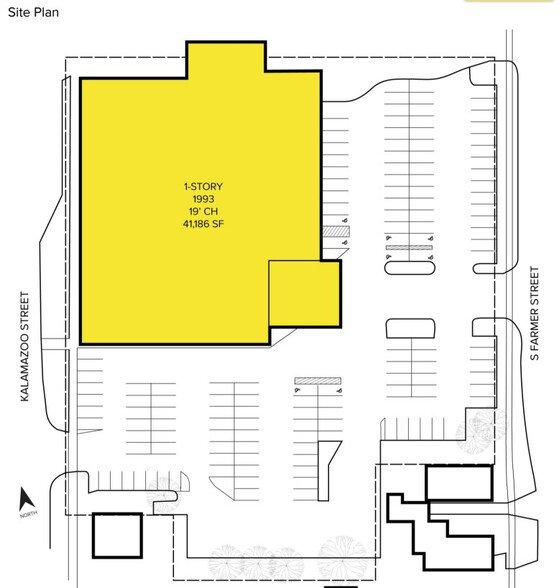 114-120 S Farmer St, Otsego, MI à louer - Plan de site - Image 3 de 3