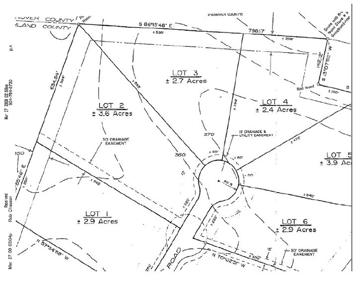 Turkey Creek Rd, Oilville, VA à vendre - Plan cadastral - Image 2 de 4