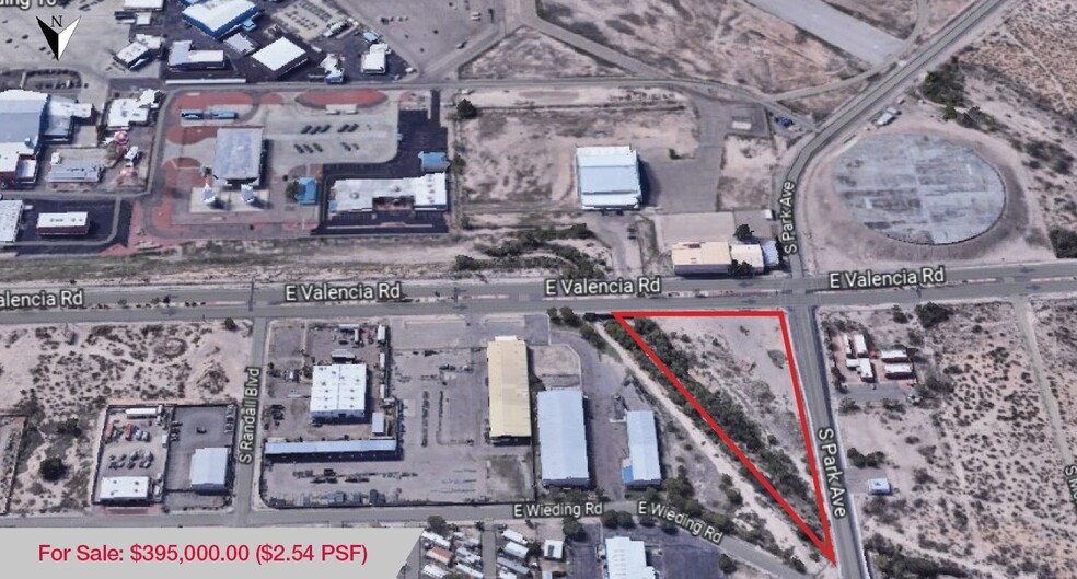 NEC Park Ave & Valencia Rd, Tucson, AZ for sale - Primary Photo - Image 1 of 1