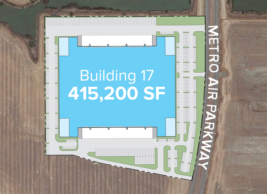 Metro Air Pky, Sacramento, CA à louer Plan de site- Image 1 de 2